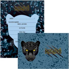 Ars Una: Black Panther set de invitaciones de 10 unidades con sobre