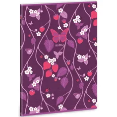 Ars Una: Bloom Papillon A/4 cuaderno de puntos con ganchos extra