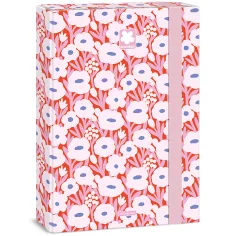Ars Una: Bloomie caja de cuadernos con goma de diseño floral A/4