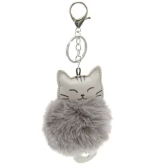 Ars Una: Bolsa pompon - gato gris