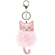 Ars Una: Bolsa pompon - gato rosa