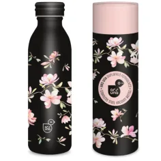 Ars Una Botella de acero inoxidable de doble pared Magnolia 600ml