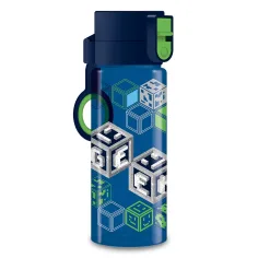 Ars Una: Botella de agua BPA libre con diseño de cubos 475ml