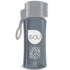 Ars Una: Botella de agua gris claro sin BPA 450ml