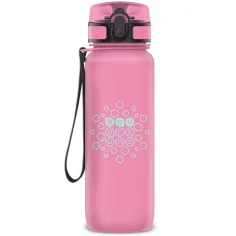 Ars Una: Botella de agua mate rosa libre de BPA 800ml