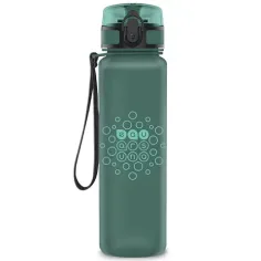 Ars Una: Botella de agua verde pino mate BPA-free 600ml