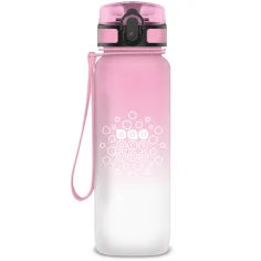 Ars Una: botella de color degradado sin BPA mate - 800 ml - Algodón de azúcar