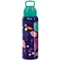 Ars Una: Botella de metal de doble pared 3D Tucán 700ml