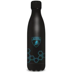 Ars Una: Botella de metal de doble pared negra Lamborghini 500ml