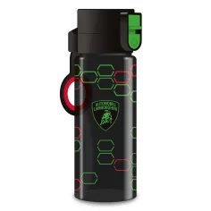 Ars Una: Botella Lamborghini BPA libre negra-verde 475ml