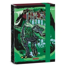 Ars Una: Caja de cuadernos A5 con estampado de T-Rex 16x22x3,5 cm