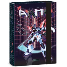 Ars Una: Caja de cuadernos de goma con diseño de robot A/R.M.S. A/5