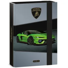 Ars Una: Caja de cuadernos de goma verde Lamborghini A/5