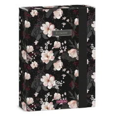 Ars Una: Caja de cuadernos Flowery Black A/5