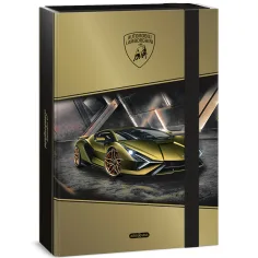 Ars Una: Caja de cuadernos Lamborghini amarilla A/4