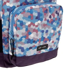 imagen de Ars Una: Caleidoscopio-azul mochila escolar AU-14 32x51x25cm 6
