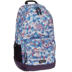 Ars Una: Caleidoscopio-azul mochila escolar AU-14 32x51x25cm