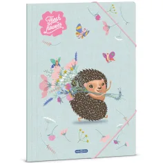 Ars Una: Carpeta con goma de erizos de flores frescas tamaño A/4
