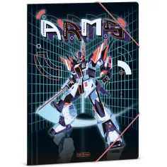 Ars Una: Carpeta de goma con diseño de robot A.R.M.S. tamaño A/4
