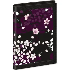 Ars Una: Cartera con flores de Sakura 9x12,5x2cm