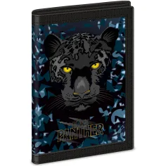 Ars Una: Cartera de pantera negra 9x12,5x2cm