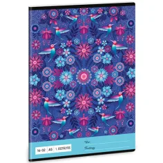 Ars Una: Catalina Estrada azul cuaderno de líneas de 1er grado A/5 14-32