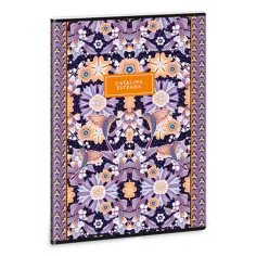 Ars Una: Catalina Estrada Flower Lili A/4 cuaderno liso con ganchos extra