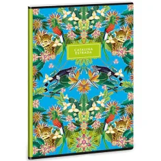 Ars Una: Catalina Estrada Iguana Jungle cuaderno de cuadros extra con ganchos de 40 hojas A/4