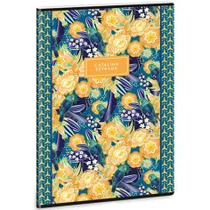 Ars Una: Catalina Estrada Parrot cuaderno de cuadros extra con ganchos 40 hojas A/4