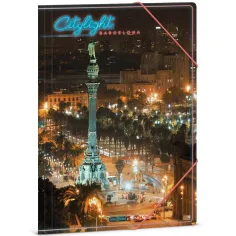 Ars Una: Citylight Barcelona A/4 carpeta con goma