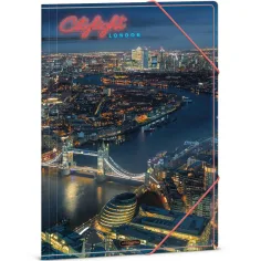 Ars Una: Citylight Londres A/4 carpeta con goma