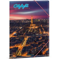 Ars Una: Citylight París A/4 carpeta con goma