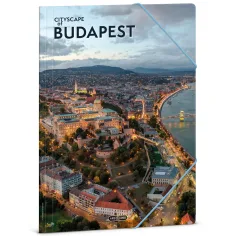 Ars Una: Cityscape de Budapest carpeta con goma A/4
