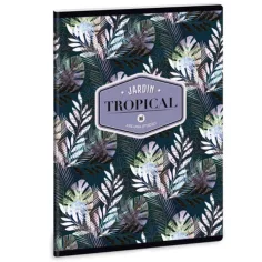 Ars Una: Cuaderno de Cuadros de Hoja de Palma Floral A/5 40 hojas