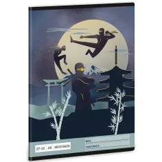 Ars Una: Cuaderno de cuadros Ninjas in the Dark A/5 27-32