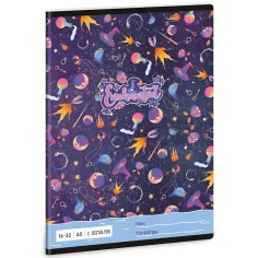 Ars Una: Cuaderno de líneas de bruja encantada para 2.º grado A/5