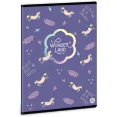 Ars Una: Cuaderno de rayas Unicornio de Wonderland A/5 40 hojas