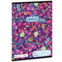 Ars Una: Cuaderno liso con estampado de jungla A/5 20-32