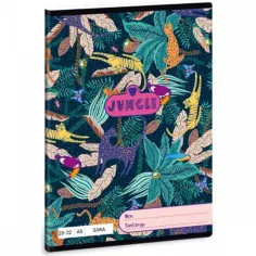 Ars Una: Cuaderno liso Jungle A/5 20-32