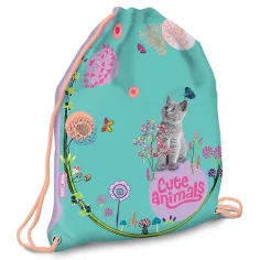 Ars Una: Cute Animails - Mochila de deporte con gatito 32x42cm