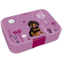 Ars Una: Cute Animals Puppy caja de almuerzo dividida 15,3×21,6×5,2cm