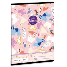 Ars Una: Doggy Friends cuaderno liso A/5 20-32