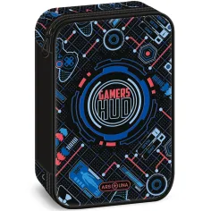Ars Una: Estuche de lápices múltiple Gamers HUD 15,5x22,5x4,5cm
