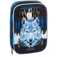 Ars Una: Estuche desplegable Nightwolf de múltiples niveles 15,5x22,5x4,5cm