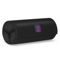 Ars Una: Estuche enrollable negro-violeta para chicas 20x9x9cm