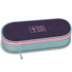 Ars Una: Estuche grande lila-turquesa 23x5,5x9cm
