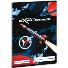 Ars Una: Explorador del espacio cuaderno de líneas de 3er grado 12-32 A/5