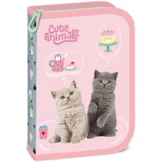 Ars Una: Fiesta de té con animales lindos estuche desplegable relleno 12,8x19,3x3,6 cm