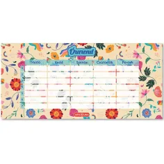 Ars Una: Flower Power calendario de una hoja, doble cara