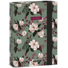 Ars Una: Flowery green caja de cuadernos con flores A/5
